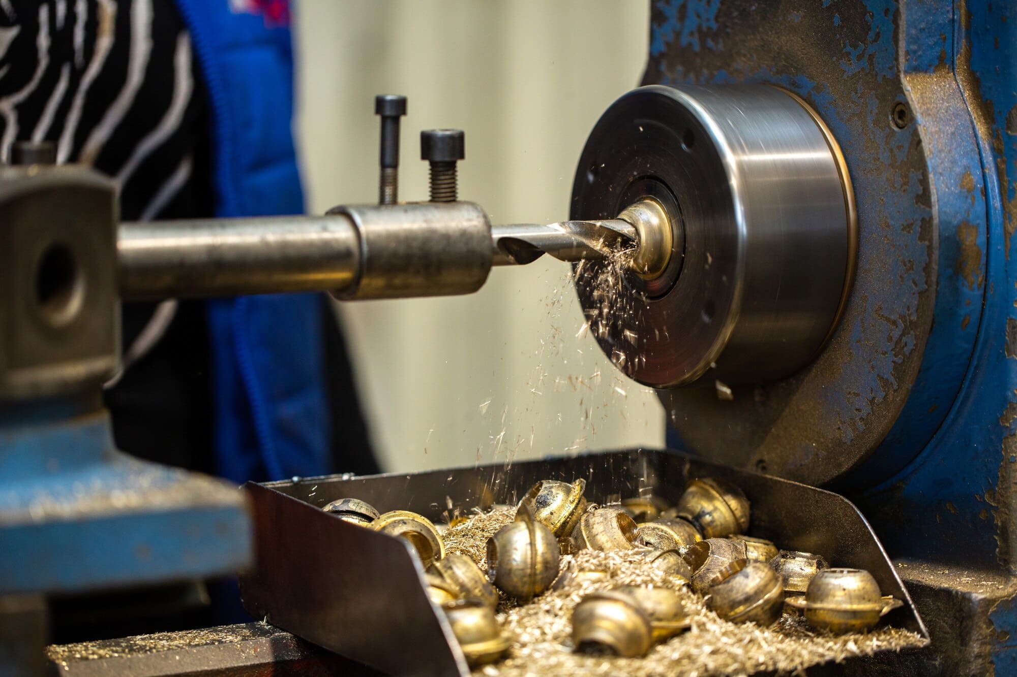 A prototype being machined in a CNC mill